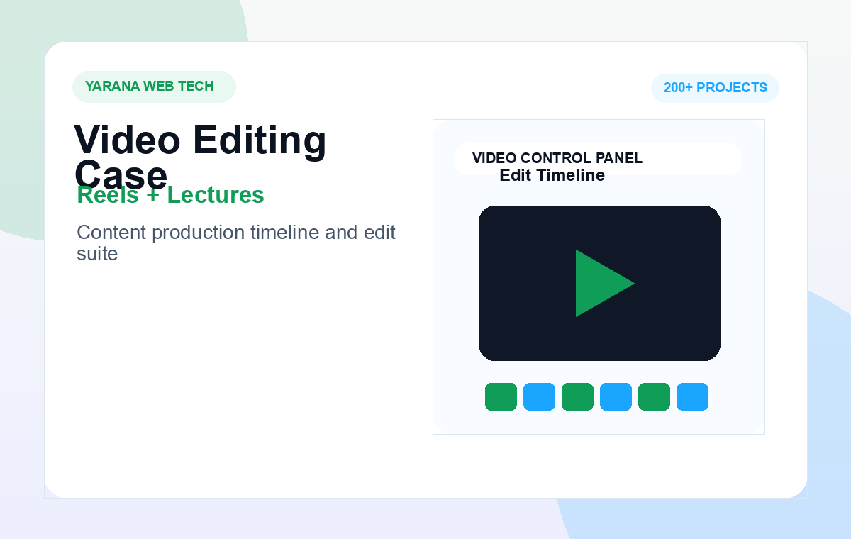 Video Editing Workflow for Coaching Institute Content