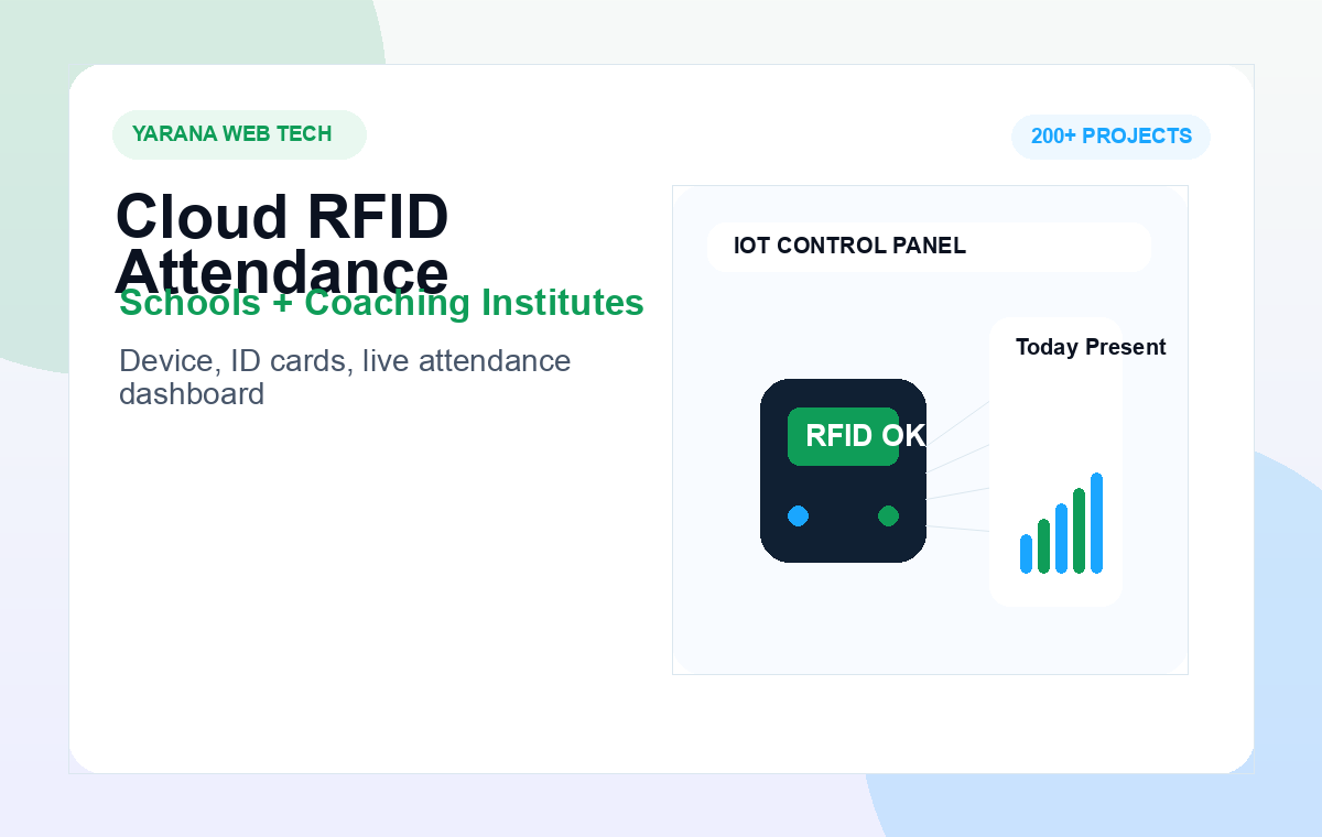 Cloud RFID Attendance System for Schools and Coaching Institutes